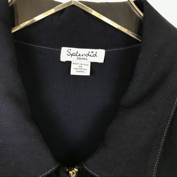 Splendid Blue Shorts Romper - Picture 3 of 6